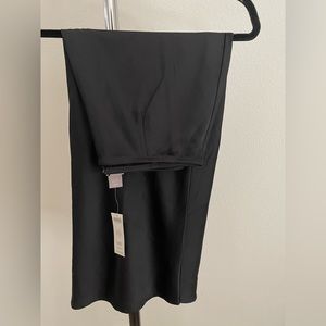 Black slip skirt